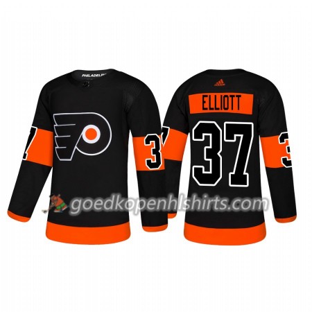 Philadelphia Flyers Brian Elliott 37 Adidas 2018-2019 Alternate Authentic Shirt - Mannen